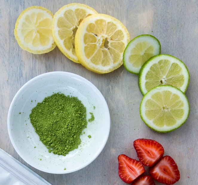 Iced Great Rise Matcha with Strawberry Hearts or Fresh Lemon-Xmgreatrise-Matcha