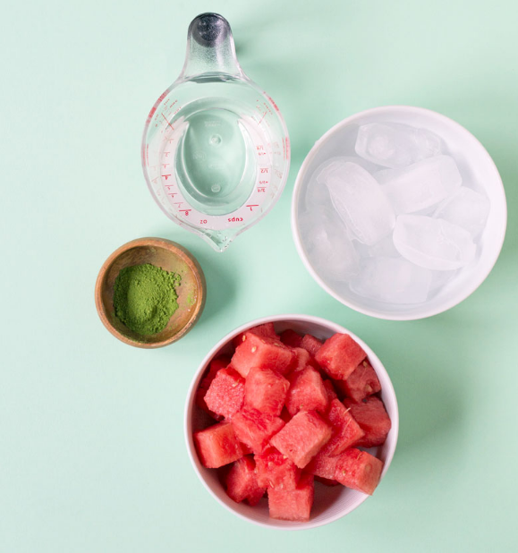 Iced Watermelon Matcha, Full of Vitamix.-Xmgreatrise-Matcha