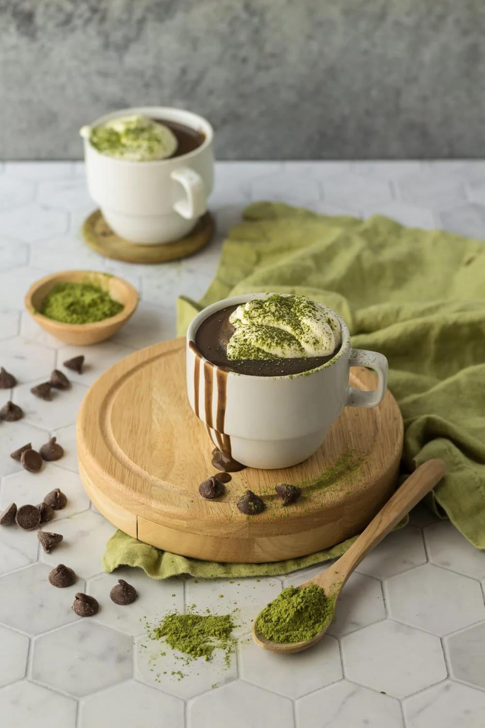 WINTER DRINKS WITH MATCHA – Coconut Matcha Hot Chocolate-Xmgreatrise-Matcha